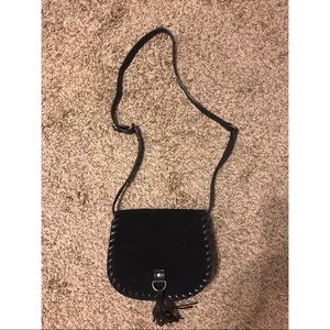 Noonday Collection Suede Arc Crossbody